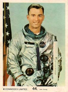 1969 Commodex Operation Moon #44 John Young Front