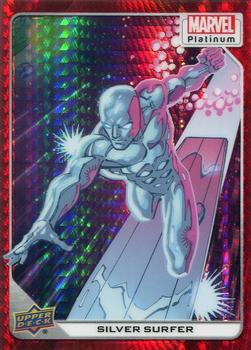 2023 Upper Deck Marvel Platinum - Red Prism #93 Silver Surfer Front
