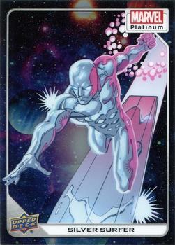 2023 Upper Deck Marvel Platinum - Cosmic #93 Silver Surfer Front