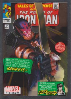 2023 Upper Deck Marvel Platinum - Cover Variant #WI18 Hawkeye Front