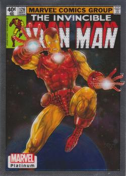 2023 Upper Deck Marvel Platinum - Cover Variant #WI34 Iron Man Front