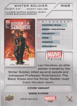 2023 Upper Deck Marvel Platinum - Cover Variant #WI68 Winter Soldier Back