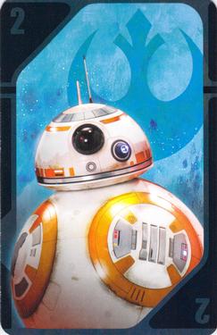 2015 Fournier Star Wars Chase the Ace Playing Cards #2blue BB-8 Front