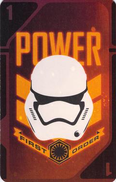2015 Fournier Star Wars Chase the Ace Playing Cards #1red Stormtrooper Front