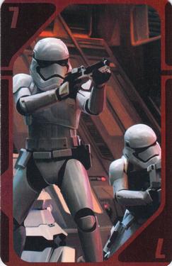 2015 Fournier Star Wars Chase the Ace Playing Cards #7red Stormtrooper Front