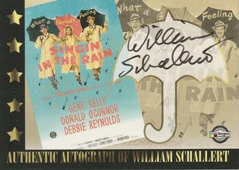 2007 Breygent Classic Vintage Movie Posters - Autographs #WSA William Schallert Front