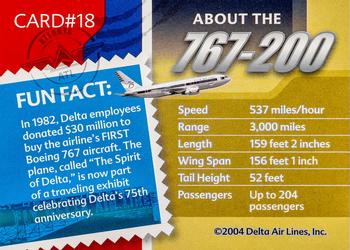 2004 Delta Airlines #18 Boeing 767-200 Back