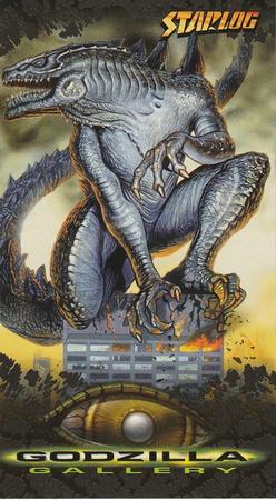 1998 Inkworks Godzilla Supervue - Promos ##0 Godzilla Gallery Front