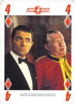 2003 Cartamundi Johnny English Playing Cards #4♦ Johnny English Front