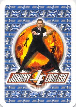 2003 Cartamundi Johnny English Playing Cards #4♠ Johnny English Back