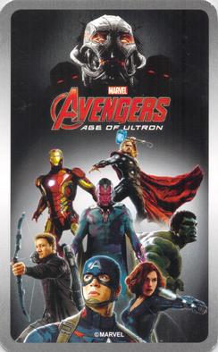 2015 Cartamundi Avengers: Age of Ultron Happy Families #A1 Captain America Back