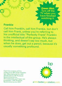 2007 BP Gas Station Green Hint Set #4 Frankie Back