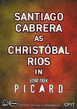 2024 Rittenhouse Star Trek: Picard Seasons 2 & 3 - Season 2 Cast of Picard #CP17 Santiago Cabrera / Cristóbal Rios Back