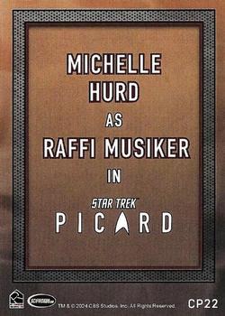 2024 Rittenhouse Star Trek: Picard Seasons 2 & 3 - Season 3 Cast of Picard #CP22 Michelle Hurd / Raffi Musiker Back