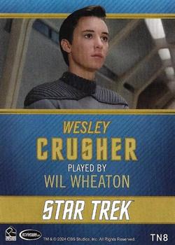 2024 Rittenhouse Star Trek: Picard Seasons 2 & 3 - Then and Now Base #TN08 Wesley Crusher Back