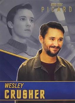 2024 Rittenhouse Star Trek: Picard Seasons 2 & 3 - Then and Now Base #TN08 Wesley Crusher Front