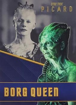 2024 Rittenhouse Star Trek: Picard Seasons 2 & 3 - Then and Now Base #TN16 Borg Queen Front