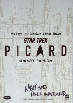 2024 Rittenhouse Star Trek: Picard Seasons 2 & 3 - Sketches #NNO Paul Maitland Back