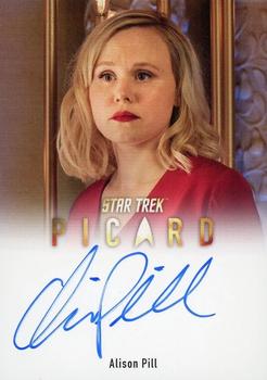 2024 Rittenhouse Star Trek: Picard Seasons 2 & 3 - Autographs Full Bleed #A16 Alison Pill / Dr. Agnes Jurati Front