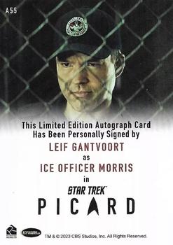 2024 Rittenhouse Star Trek: Picard Seasons 2 & 3 - Autographs Full Bleed #A55 Leif Gantvoort / Morris Back