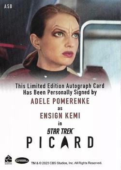 2024 Rittenhouse Star Trek: Picard Seasons 2 & 3 - Autographs Full Bleed #A58 Adele Pomerenke / Ensign Kemi Back