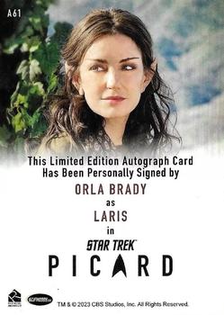 2024 Rittenhouse Star Trek: Picard Seasons 2 & 3 - Autographs Full Bleed #A61 Orla Brady / Laris Back