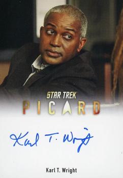 2024 Rittenhouse Star Trek: Picard Seasons 2 & 3 - Autographs Full Bleed #A62 Karl T. Wright / Francis Puga Front