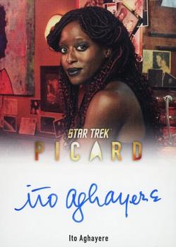 2024 Rittenhouse Star Trek: Picard Seasons 2 & 3 - Autographs Full Bleed #A65 Ito Aghayere / Guinan Front
