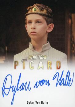 2024 Rittenhouse Star Trek: Picard Seasons 2 & 3 - Autographs Full Bleed #A68 Dylan Von Halle / Young Jean-Luc Picard Front