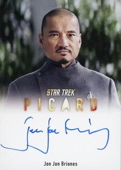 2024 Rittenhouse Star Trek: Picard Seasons 2 & 3 - Autographs Full Bleed #A70 Jon Jon Briones / Confederation Magistrate Front