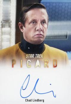 2024 Rittenhouse Star Trek: Picard Seasons 2 & 3 - Autographs Full Bleed #A81 Chad Lindberg / Ensign Eli Foster Front