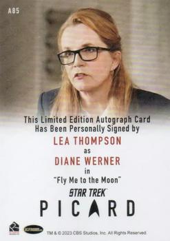 2024 Rittenhouse Star Trek: Picard Seasons 2 & 3 - Autographs Full Bleed #A85 Lea Thompson / Diane Werner Back
