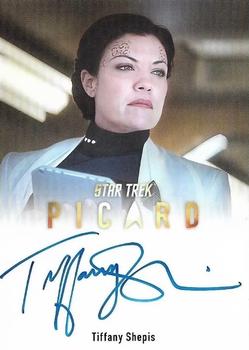 2024 Rittenhouse Star Trek: Picard Seasons 2 & 3 - Autographs Full Bleed #A90 Tiffany Shepis / Dr. Ohk Front