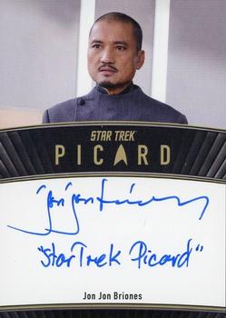 2024 Rittenhouse Star Trek: Picard Seasons 2 & 3 - Autographs Inscription #NNO Jon Jon Briones Front
