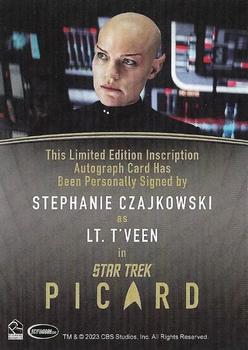2024 Rittenhouse Star Trek: Picard Seasons 2 & 3 - Autographs Inscription #NNO Stephanie Czajkowski Back