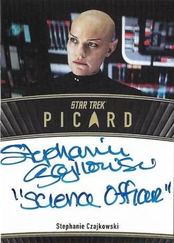 2024 Rittenhouse Star Trek: Picard Seasons 2 & 3 - Autographs Inscription #NNO Stephanie Czajkowski Front