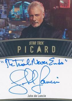 2024 Rittenhouse Star Trek: Picard Seasons 2 & 3 - Autographs Inscription #NNO John de Lance Front