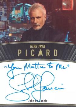 2024 Rittenhouse Star Trek: Picard Seasons 2 & 3 - Autographs Inscription #NNO John de Lance Front
