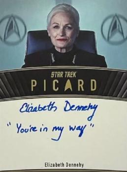 2024 Rittenhouse Star Trek: Picard Seasons 2 & 3 - Autographs Inscription #NNO Elizabeth Demehy Front