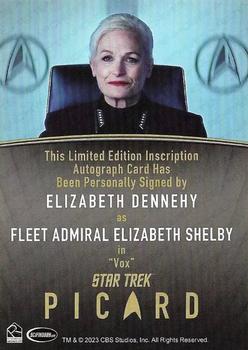 2024 Rittenhouse Star Trek: Picard Seasons 2 & 3 - Autographs Inscription #NNO Elizabeth Demehy Back