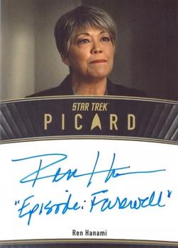 2024 Rittenhouse Star Trek: Picard Seasons 2 & 3 - Autographs Inscription #NNO Ren Hanami Front