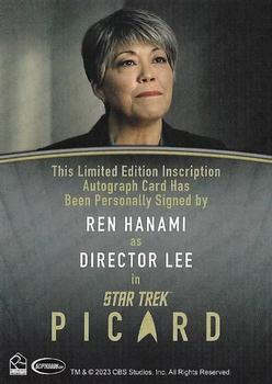 2024 Rittenhouse Star Trek: Picard Seasons 2 & 3 - Autographs Inscription #NNO Ren Hanami Back