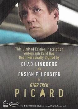 2024 Rittenhouse Star Trek: Picard Seasons 2 & 3 - Autographs Inscription #NNO Chad Lindberg Back
