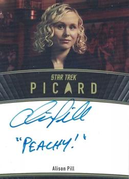2024 Rittenhouse Star Trek: Picard Seasons 2 & 3 - Autographs Inscription #NNO Alison Pill Front