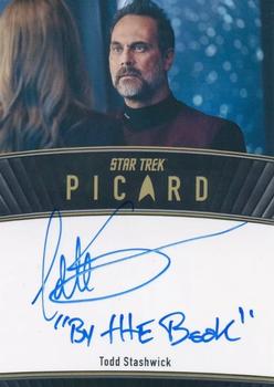 2024 Rittenhouse Star Trek: Picard Seasons 2 & 3 - Autographs Inscription #NNO Todd Stashwick Front