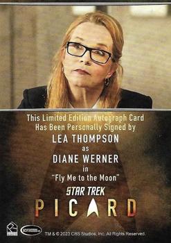 2024 Rittenhouse Star Trek: Picard Seasons 2 & 3 - Autographs Bordered #NNO Lea Thompson / Diane Werner Back