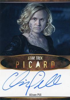 2024 Rittenhouse Star Trek: Picard Seasons 2 & 3 - Autographs Bordered #NNO Alison Pill / Dr. Agnes Jurati / Borg Queen Front