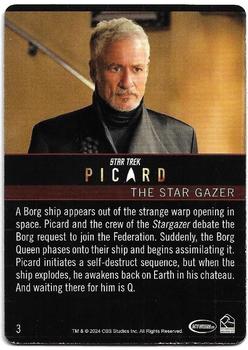 2024 Rittenhouse Star Trek: Picard Seasons 2 & 3 - Printing Plate Black #03 The Star Gazer Back