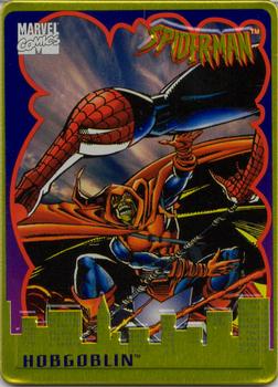 1996 Metallic Impressions Spider-Man Embossed Metal #2 Hobgoblin Front