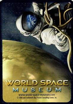 2006 World Space Museum Collector Cards #0015 Splash-Down, Gemini IX-A Back